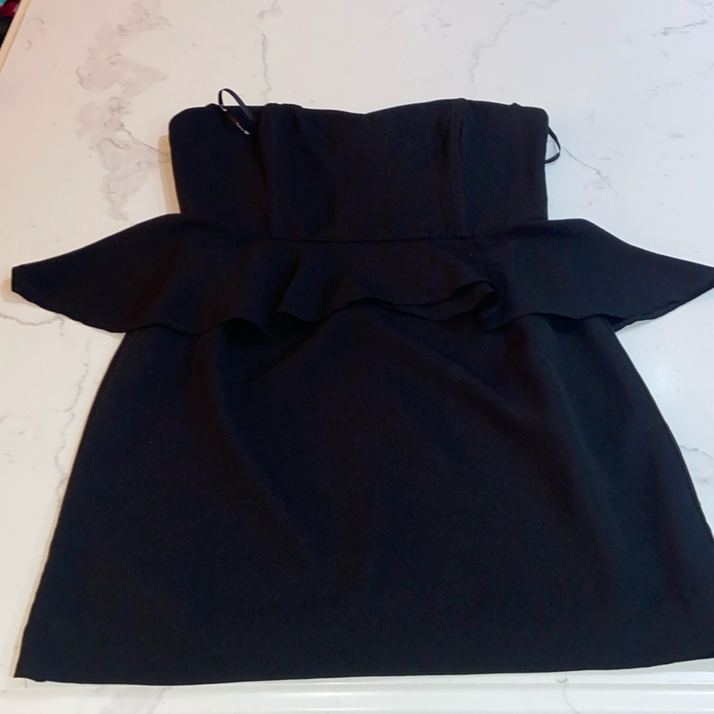 GET 4 $5 😊 Forever 21 black tube top sweet heart neckline dress